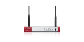 Zyxel USG FLEX 50 Series, 10/100/1000, 1*WAN, 4*LAN/DMZ ports, WiFi 6 AX1800, 1*USB (device only)