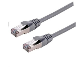 C-TECH kabel patchcord Cat6a, S/FTP, šedý, 3m