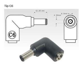 AVACOM nabíjecí Jack pro Notebooky C6 (6,5mm x 4,4mm pin) pro Sony