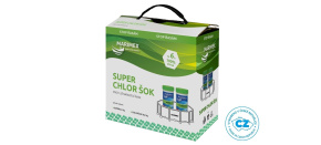 Marimex Super Chlor Šok 2x 0,9 kg - bazénová chemie - ŘASY