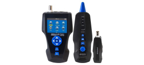 LAN Cable Tester TLCD8601S s LCD, koax, Cat3/Cat5E/Cat6/Cat7, UTP/STP, USB, PoE, ping, sonda, protismyčka