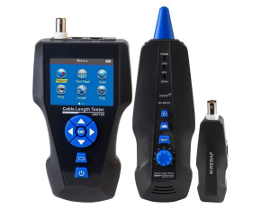 LAN Cable Tester TLCD8601S s LCD, koax, Cat3/Cat5E/Cat6/Cat7, UTP/STP, USB, PoE, ping, sonda, protismyčka