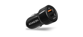 AXAGON PWC-QC5, QUICK a SMART nabíječka do auta, 2x port QC3.0/AFC/FCP + 5V-2.6A, 31.5W