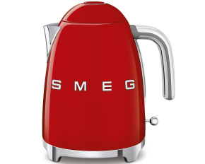 Smeg KLF03RDEU rychlovarná konvice, 1,7 l (7 šálků), 2400 W, styl 50. let, červená