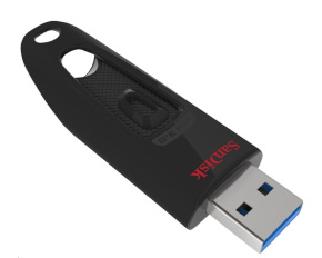 SanDisk Flash Disk 128GB Ultra, USB 3.0, černá (GREAT FOR TV MESSAGE ON PACK)