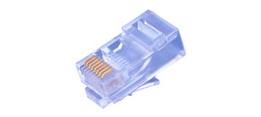 Konektor UTP RJ45 (8p8c), Cat5E, 50µm, licna(lanko) - 100 ks