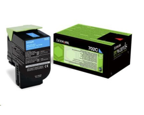 LEXMARK Cyan toner 702M pro CS310/410/510 z programu Lexmark Return (1 000 stran)