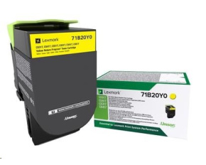 Lexmark toner pro CS/CX317, 417, 517 Yellow z programu Lexmark Return na 2 300 stran