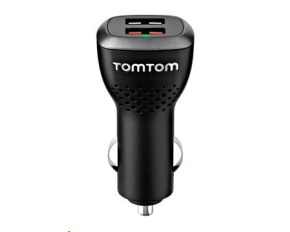 TomTom vysokorychlostní duální nabíječka do auta (2x USB)