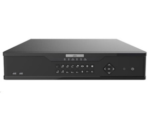 Uniview NVR, 16 kanálů, H.265, 4x HDD, 12Mpix (384Mbps/384Mbps), HDMI+VGA Full HD, ONVIF, 3x USB, audio