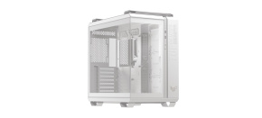 ASUS case TUF GAMING GT502 HORIZON, Mid Tower, průhledná bočnice, 4x 120mm ARGB Fan, bílá