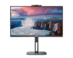 AOC MT IPS LCD  WLED 23,8" 24V5CW/BK -  IPS panel, 1920x1080, HDMI, DP, USB, USB-C, repro, pivot, webcam