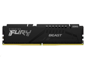 KINGSTON DIMM DDR5 32GB 5200MT/s CL40 FURY Beast Černá