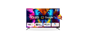 CHiQ U55QM8E TV 55", UHD, QLED, smart, Google TV, dbx-tv, Dolby Audio, Frameless