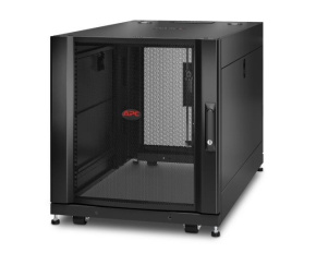 APC NetShelter SX 12U Server Rack Enclosure 600mm x 1070mm w/ Sides Black Shock Packaging