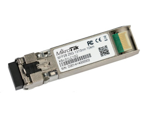 Mikrotik SFP/SFP+/SFP28 optický modul XS+31LC10D, SM, 1/10/25Gbps, 1310nm, 10km, 2xLC