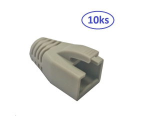 Ochrana pro konektor RJ45 Cat6A, snag-proof - šedá, 10ks