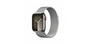 APPLE Watch Series 9 GPS + Cellular 41mm Silver Stainless Steel Case with Silver Milanese Loop