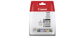 Canon CARTRIDGE PGI-580/CLI-581 BK/CMYK MultiPack pro PIXMA TS615x, TS625x, TS635x, TS815x, TS825x (200 str.)