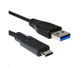 C-TECH kabel USB 2.0 AM na USB-C (AM/CM), 2m, černý