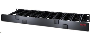 APC 1U Horizontal Cable Manager, 6" deep, Single-Sided