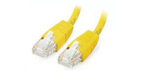 GEMBIRD kabel patchcord Cat5e UTP 0,25m, žlutý