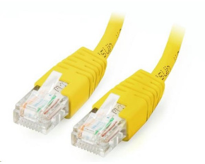 GEMBIRD kabel patchcord Cat5e UTP 0,25m, žlutý