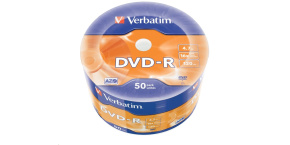 VERBATIM DVD-R (50-Pack) 16x WRAP 4.7GB MATT