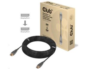 Club3D Kabel DisplayPort 1.4 Active Optical Unidirectional 4K120Hz 8K60Hz (M/M), 20m