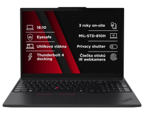 LENOVO NTB ThinkPad T16 G3 - Ultra5 125U,16" WUXGA,16GB,512SSD,IRcam,W11P