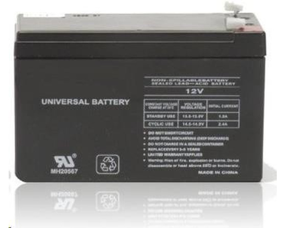 EUROCASE baterie do UPS NP7-12, 12V, 7Ah (RBC2)