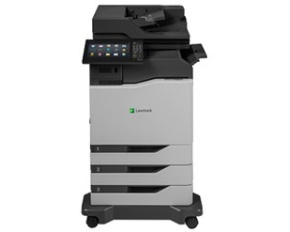 LEXMARK tiskárna CX825dtfe A4 COLOR LASER, 52ppm, 2048MB USB, LAN, duplex, dotykový LCD, 2x zásobník papíru, sešívačka