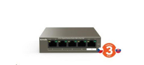 Tenda TEG1109P-8-102W - PoE AT Switch 102Watt, 9xRJ45 Switch s 8x 10/100/1000 Mbps PoE, Fanless, Kov