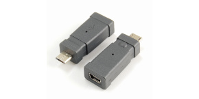 PremiumCord USB redukce Mini 5 PIN/female - Micro USB/male