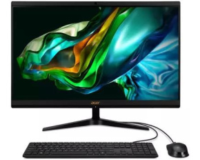 ACER PC AiO Aspire C24-1800, i3-1305U, 23,8" FHD,8GB, 512GB M.2 SSD,Intel UHD,W11Pro,USB KB+mouse,Black