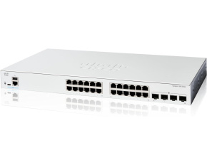 Cisco Catalyst switch C1200-24T-4G (24xGbE,4xSFP,fanless) - REFRESH