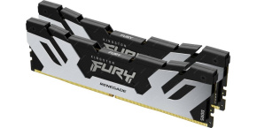 KINGSTON DIMM DDR5 96GB (Kit of 2) 6400MT/s CL32 FURY Renegade Silver XMP