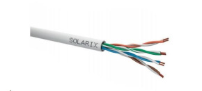 Instalační kabel Solarix UTP, Cat5E, licna, PVC, box 305m SXKL-5E-UTP-PVC-GY