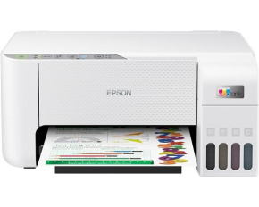 EPSON tiskárna ink EcoTank L3276, 5760x1440dpi, A4, 33ppm, USB, Wi-Fi, bílá