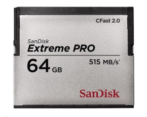 SanDisk CFAST 2.0 64GB Extreme Pro (515 MB/s)