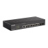 D-Link DGS-2000-10P Managed PoE switch, 8x GbE PoE+, 2x SFP, PoE 65W, fanless