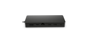 HP dock -  Universal USB-C Multiport Hub (2x USB-A 3.2, 1xUSB-C, 1xHDMI 2.0, 1xDP 1.2, USB-C 65W, RJ45, bez zdroje