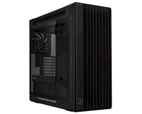 ASUS case PROART PA602 WOOD TG PWM BLACK, Mid Tower, průhledná bočnice, černá