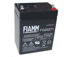 Baterie - Fiamm FG20271 (12V/2,7Ah - Faston 187), životnost 5let