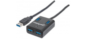 MANHATTAN USB 3.0 Hub, 4 Ports, Bus Power