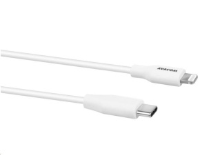 AVACOM MFIC-120W kabel USB-C - Lightning, MFi certifikace, 120cm, bílá