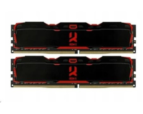 GOODRAM DIMM DDR4 32GB (Kit of 2) 3200MHz CL16 IRDM X, Černá