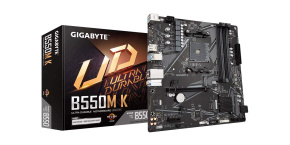 GIGABYTE MB Sc AM4 B550M K, AMD B550, 4xDDR4, 1xDP, 1xHDMI, mATX