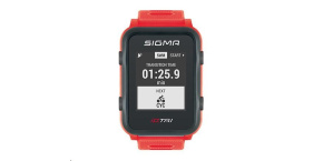 Sigma pulsmetr iD.TRI Set neon červená