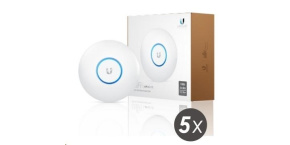 UBNT UniFi AP AC Lite, 5-PACK (neobsahuje PoE!) [vnitřní AP, dual-band 2.4+5GHz (300+867Mbps), MIMO, 802.11a/b/g/n/ac]